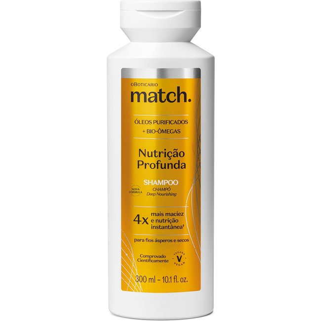 Shampoo Match Nutrição Profunda 300ml