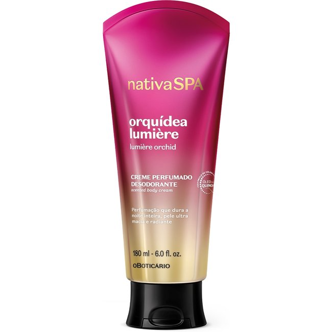Creme Perfumado Desodorante Nativa SPA Orquídea Lumière 180ml