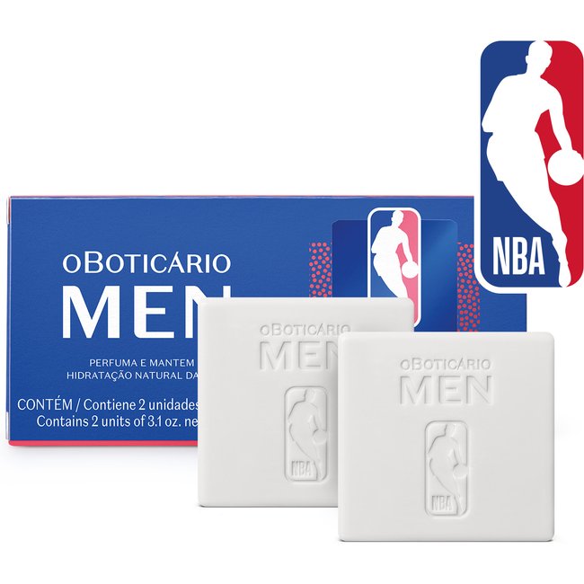 Kit Sabonete Em Barra Men NBA 2x90g