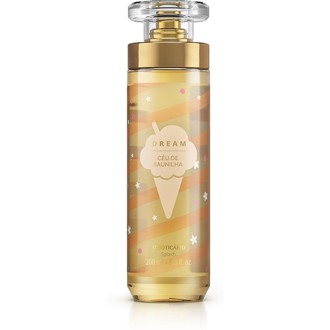 Body Splash Desodorante Colônia Dream Céu de Baunilha 200ml