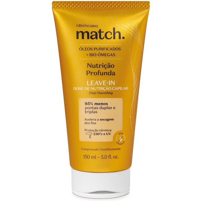 Leave-In Dose de Nutrição Capilar Match Nutrição Profunda 150ml