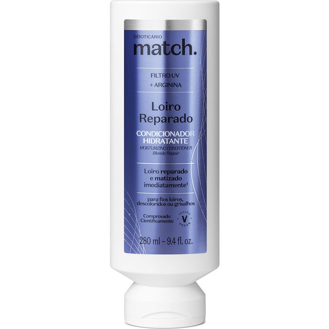 Condicionador Hidratante Match Loiro Reparado 280ml