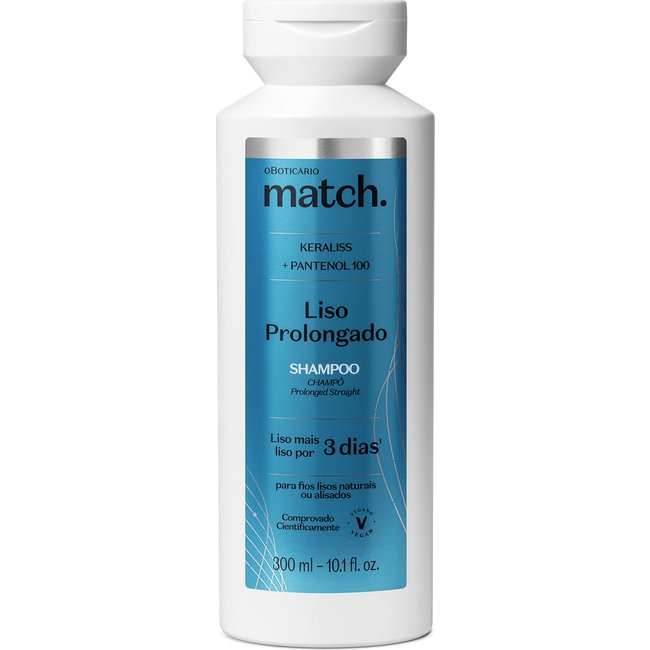 Shampoo Match Liso Prolongado 300ml