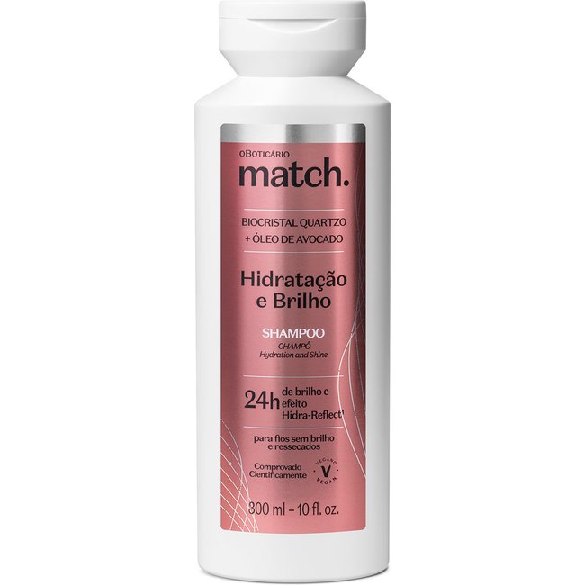 Shampoo Match Hidratação e Brilho 300ml