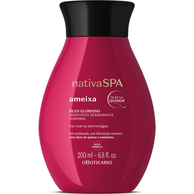 Óleo Glorioso Hidratante Desodorante Corporal Nativa Spa Ameixa 200ml