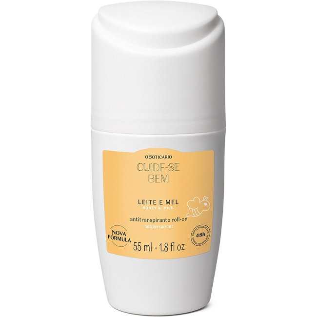 Antitranspirante Roll-on Cuide-se Bem Leite e Mel 55ml