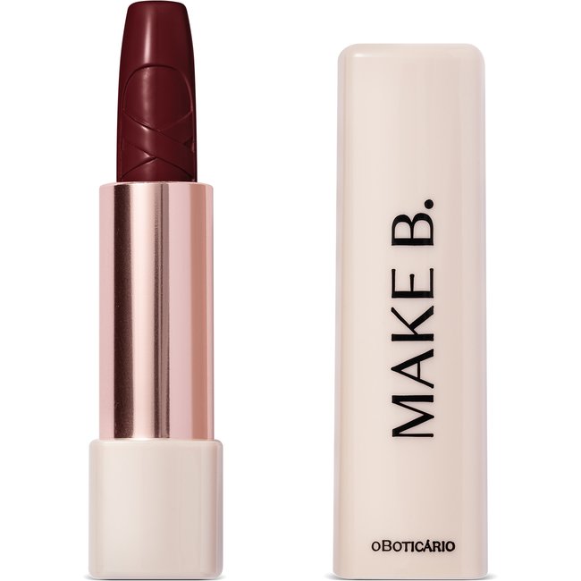 Batom Cremoso Vinho Lace Wine Make B. Urban Ballet 3,6g