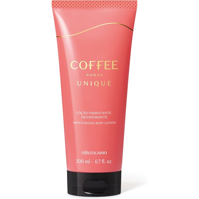Loção Hidratante Desodorante Corporal Coffee Woman Unique Floriental Gourmand 200ml