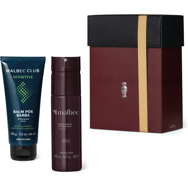 Kit Presente Dia dos Pais Malbec Cuidados (2 itens)