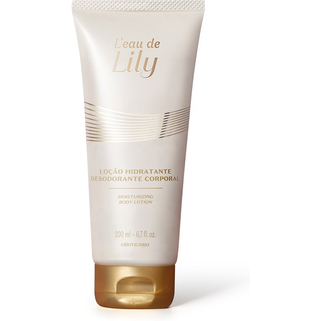 Loção Hidratante Desodorante Corporal L’eau de Lily 200ml
