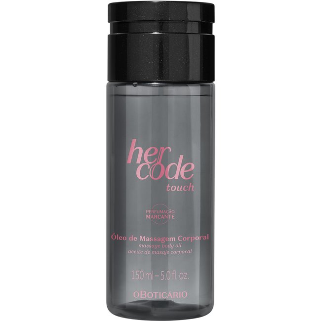 Óleo De Massagem Corporal Her Code Touch 150ml
