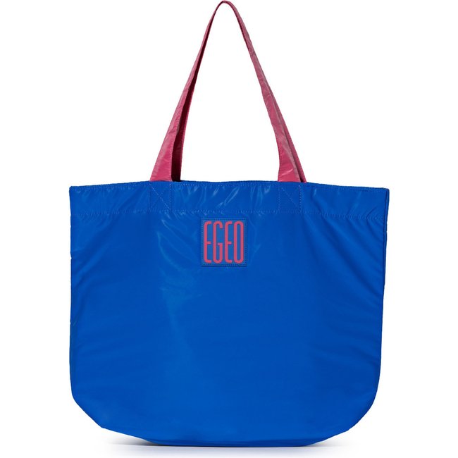 Bolsa Big Bag Com Alça Azul e Rosa Egeo Illusion