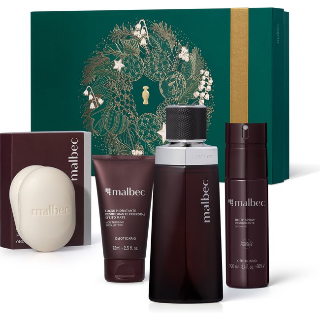 Kit Presente Natal Malbec (4 itens)