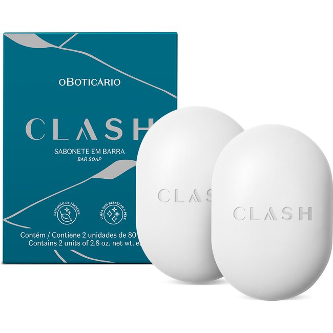 Sabonete em Barra Clash 2x80g