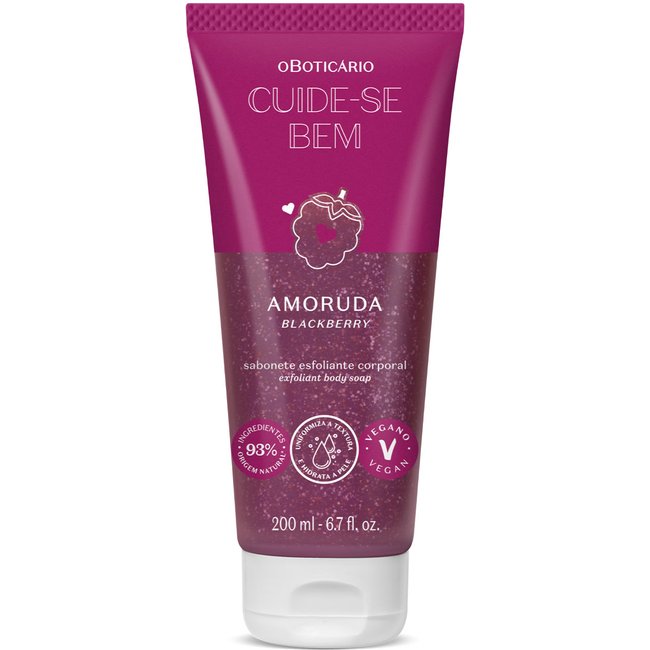 Sabonete Esfoliante Corporal Cuide-se Bem Amoruda 200ml