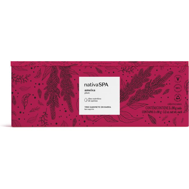 Sabonetes Em Barra Ameixa Plum 3x90g