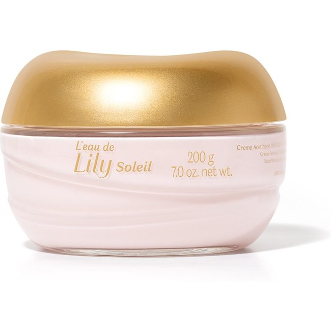 Creme Acetinado Hidratante Desodorante Corporal L'eau de Lily Soleil 200g
