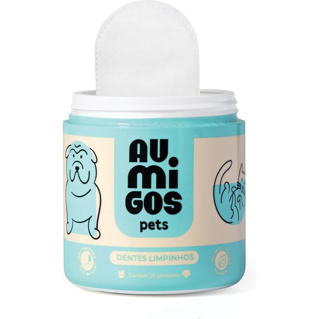 Dedal Dental Para Cachorro E Gato 30 unidades