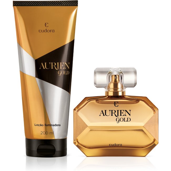 Combo Aurien Gold: Aurien Gold 100ml + Loção Iluminadora Corporal 200ml