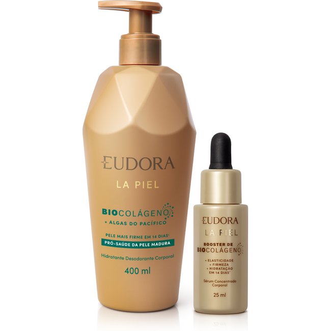 Combo La Piel: Sérum Corporal Booster de Biocolágeno 25ml + Hidratante Corporal 400ml