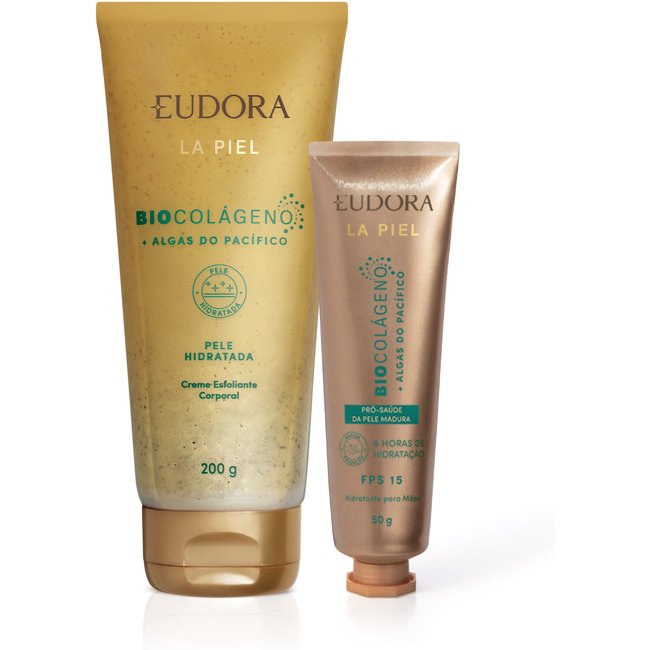 Combo La Piel Algas do Pacífico: Esfoliante Corporal 200g + Hidratante Para Mãos 50g