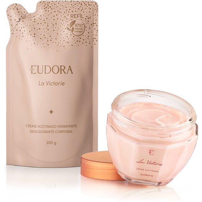 Combo La Victorie: Creme Hidratante 250g + Refil Creme Hidratante 200g