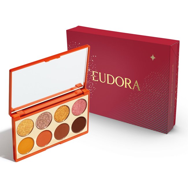 Combo Presente Palette De Sombras Orange Niina Secrets 5,6g + Caixa Combo