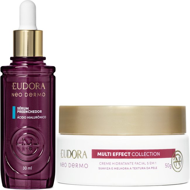 Combo Neo Dermo: Sérum Preenchedor 30ml + Creme Hidratante Facial 50g