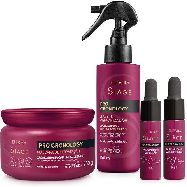Combo Siàge Pro Cronology Nutrição (4 itens)
