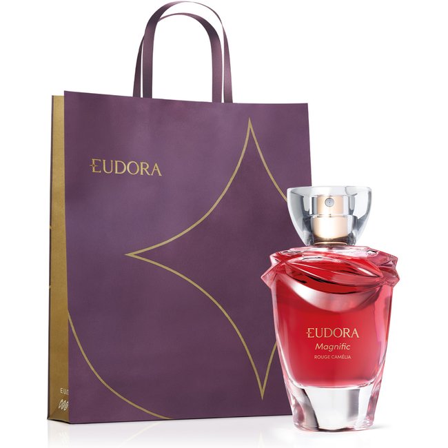 Combo Magnific Rouge Camélia: Desodorante Colônia 75ml + Sacola Eudora