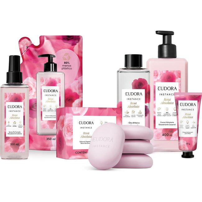 Combo Instance Rosa Absoluta (6 itens)
