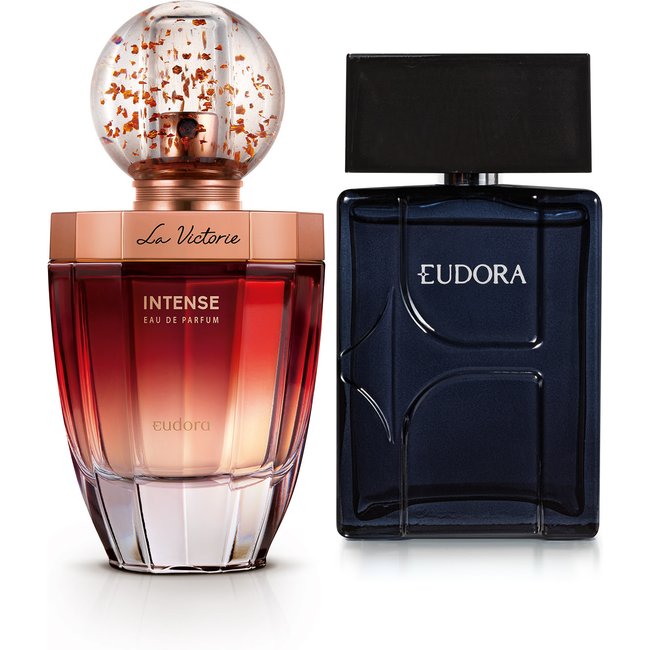 Combo Eudora H Desodorante Colônia 100ml + La Victorie Intense EDP 75ml