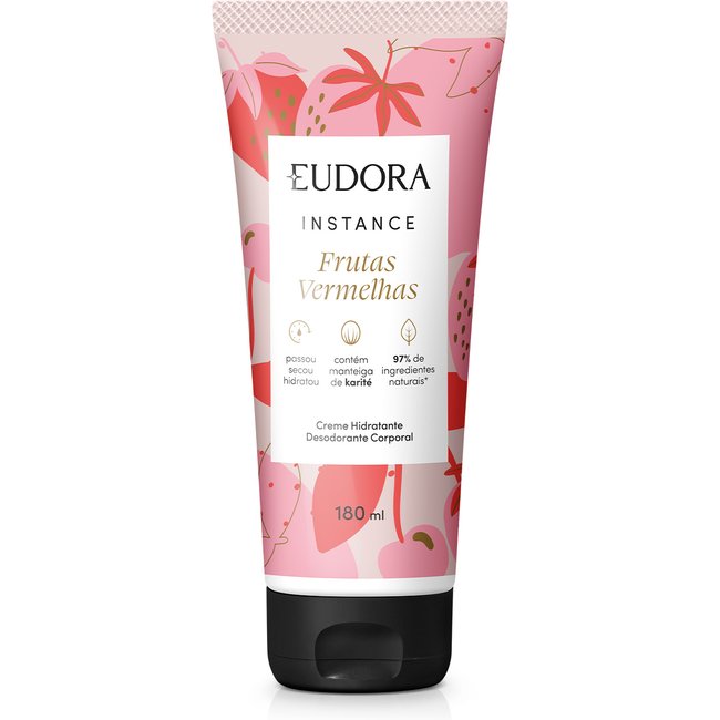 Creme Hidratante Desodorante Corporal Instance Frutas Vermelhas 180ml