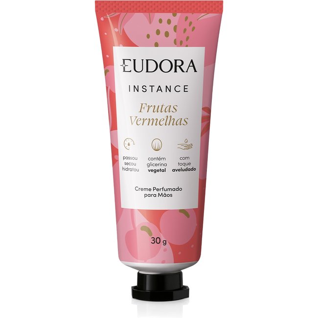 Creme Perfumado para Mãos Instance Frutas Vermelhas 30g