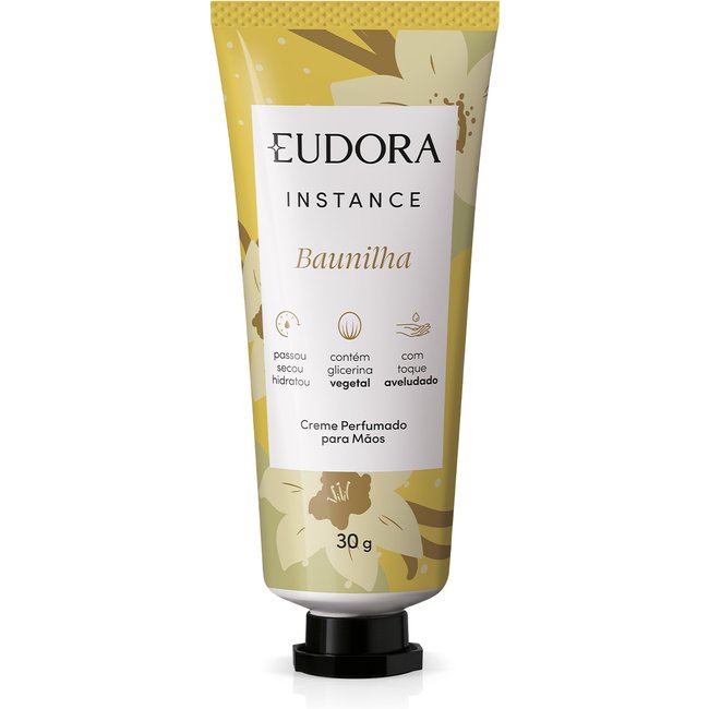 Creme Perfumado para Mãos Instance Baunilha 30ml
