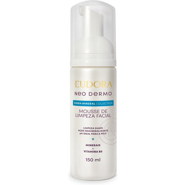 Mousse de Limpeza Facial Neo Dermo Hidra Mineral Collection 150ml