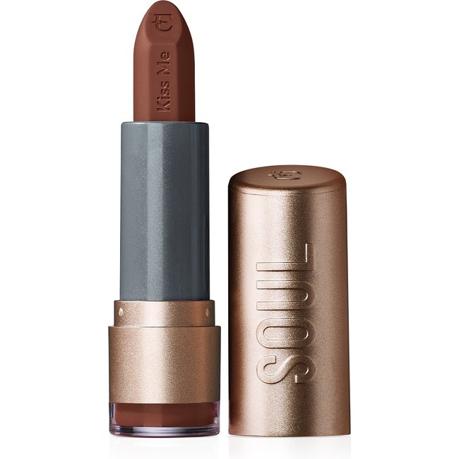 Batom Mate Marrom Autêntico SOUL Kiss Me 3,7g