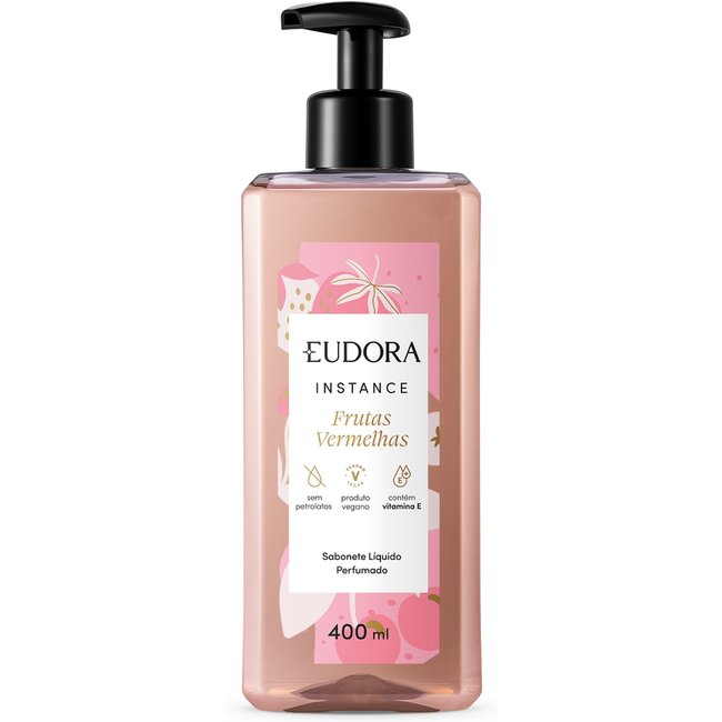 Sabonete Líquido Perfumado Instance Frutas Vermelhas 400ml