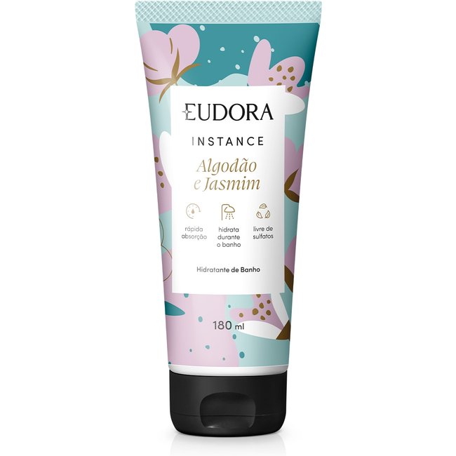 Hidratante de Banho Instance Algodão e Jasmim 180ml