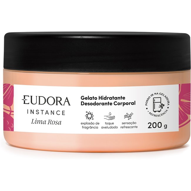 Gelato Hidratante Desodorante Corporal Instance Lima Rosa 200g