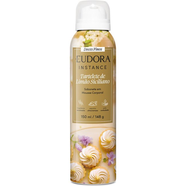 Sabonete Mousse Corporal Instance Tartelete de Limão Siciliano 150ml/148g