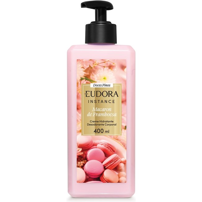 Creme Hidratante Desodorante Corporal Instance Macaron de Framboesa 400ml
