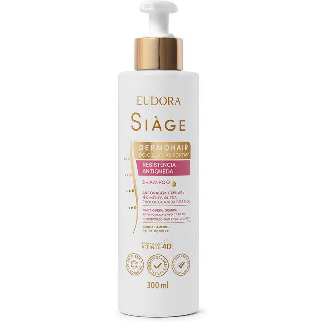 Shampoo Siàge Dermo Hair Resistência Antiqueda 300ml