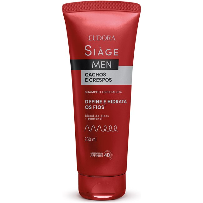Shampoo Siàge Men Cachos e Crespos 250ml