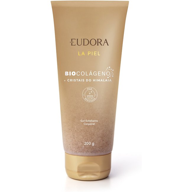 Gel Esfoliante Corporal Eudora La Piel Biocolágeno 200g