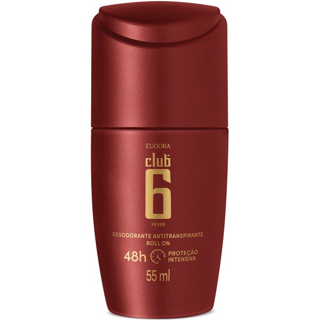 Desodorante Antitranspirante Roll On Club 6 Fever 55ml