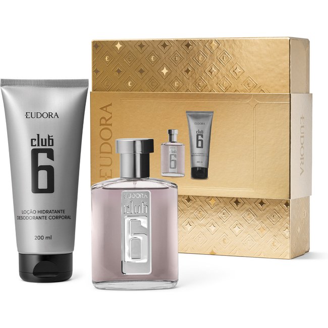 Kit Presente Club 6: Desodorante Colônia 95ml + Loção Hidratante Desodorante Corporal 200ml