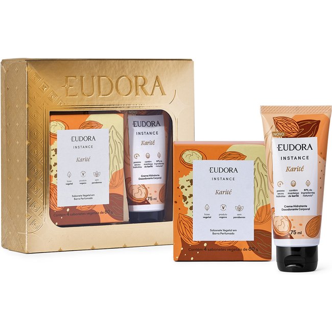 Kit Presente Eudora Instance Karité (2 Produtos)