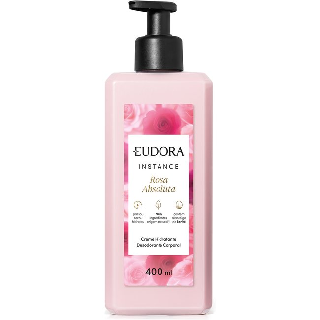 Creme Hidratante Desodorante Corporal Instance Rosa Absoluta 400ml
