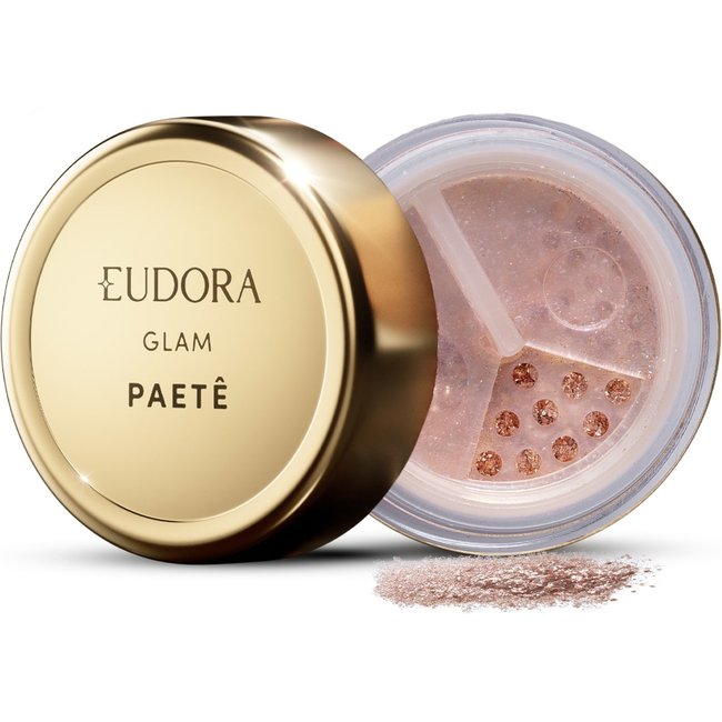 Glitter Multifuncional Rosê Glam Paetê 1g